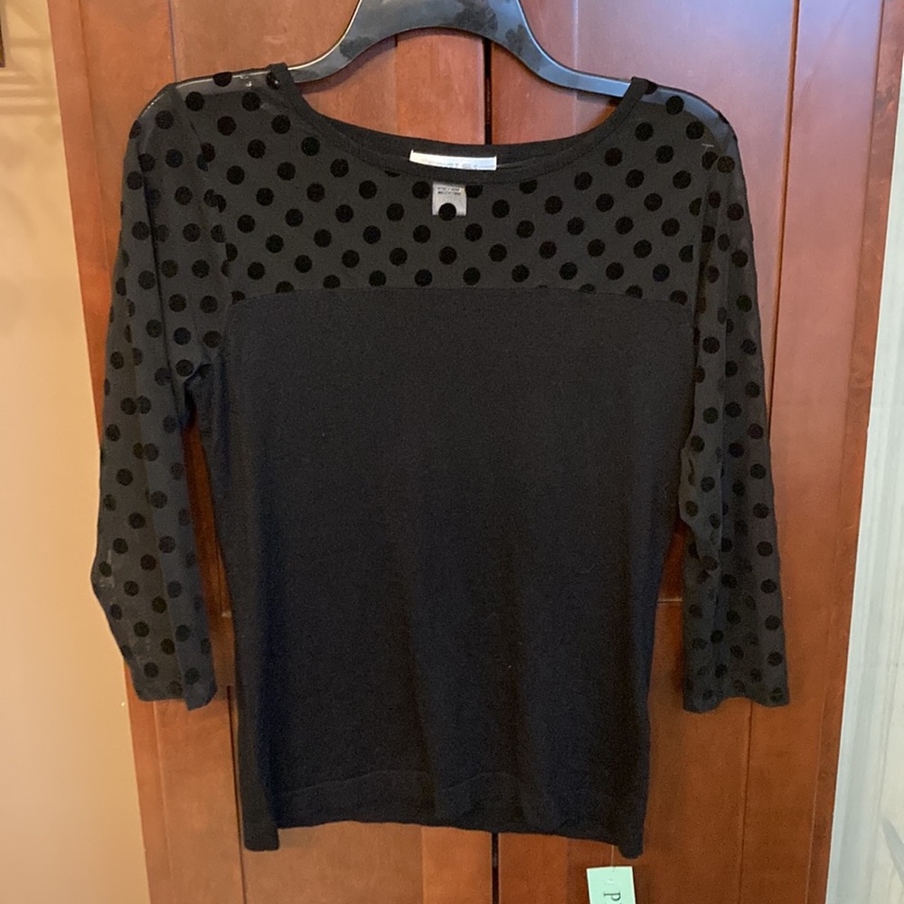 August Silk Polka Dot Top - PS